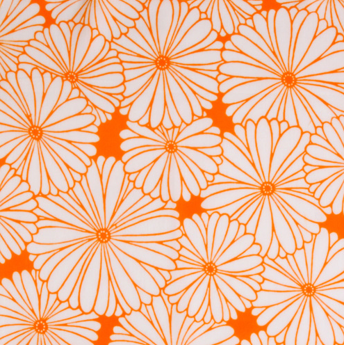 【和风手绢】菊（橙色）